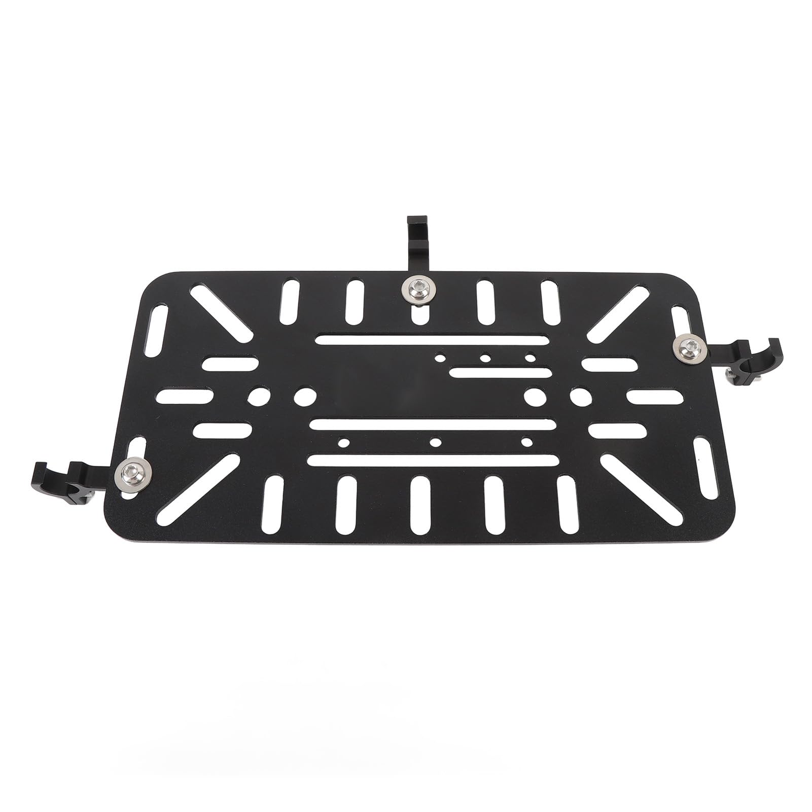 Soporte de Soporte para Bolsa Lateral de Motocicleta, Estante para Alforjas a Prueba de óxido de Aleación de Aluminio, para Bolsa Resistente a la Decoloración con 3 Clips de Sujeción y