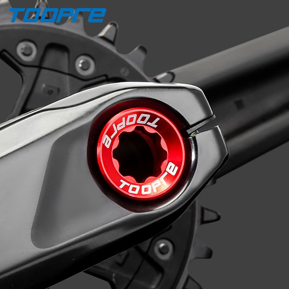 Tappo di Regolazione della manovella + Strumento Bici M20 guarnitura Copertura Viti Dadi guarnitura bullone per Shimano