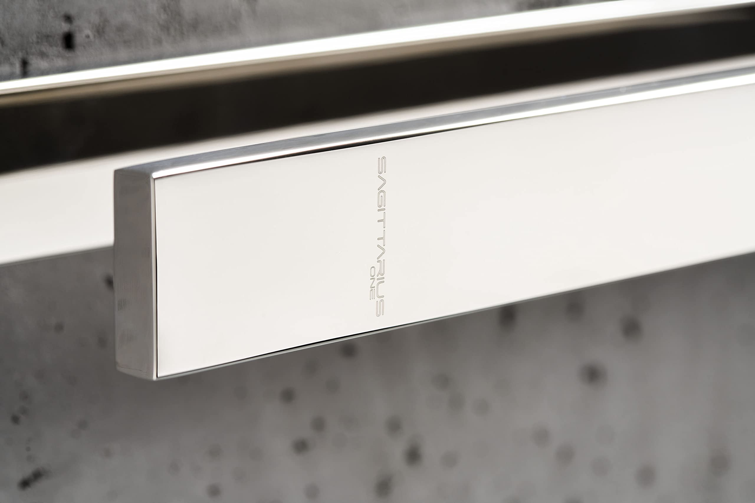 401S1 Toallero adhesivo 40 cm – barra de pared SUS304 inoxidable, resistente al óxido, diseño moderno para baño y cocina, cromo
