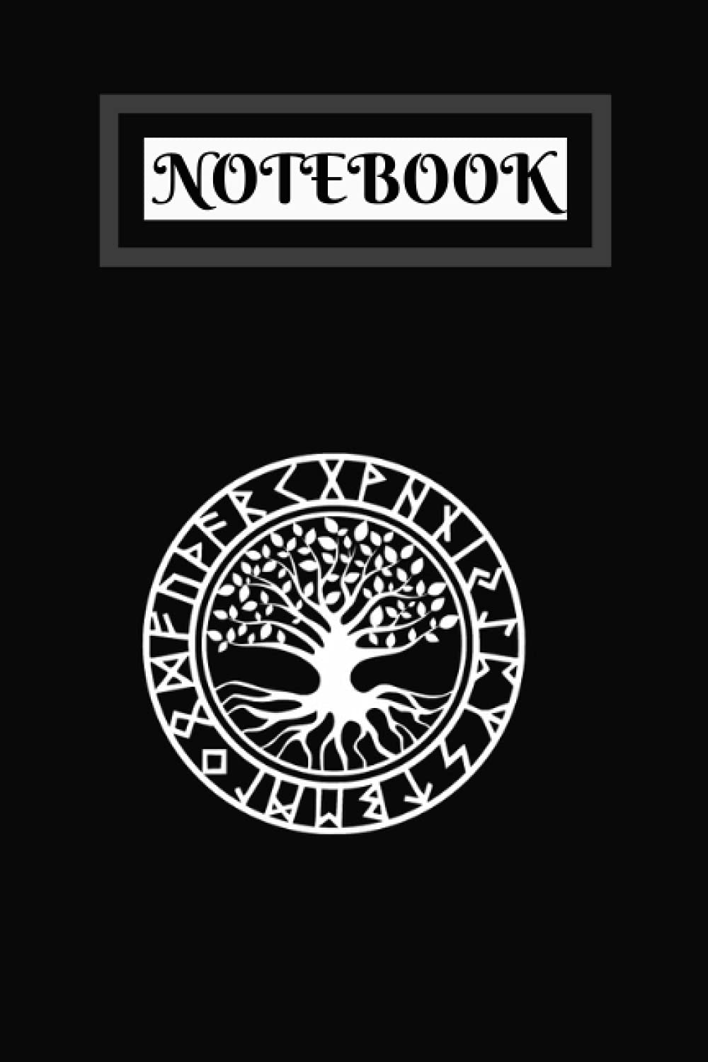 Notebook: Runic Tree of Life 9x6 200 page Blank Lined Journal