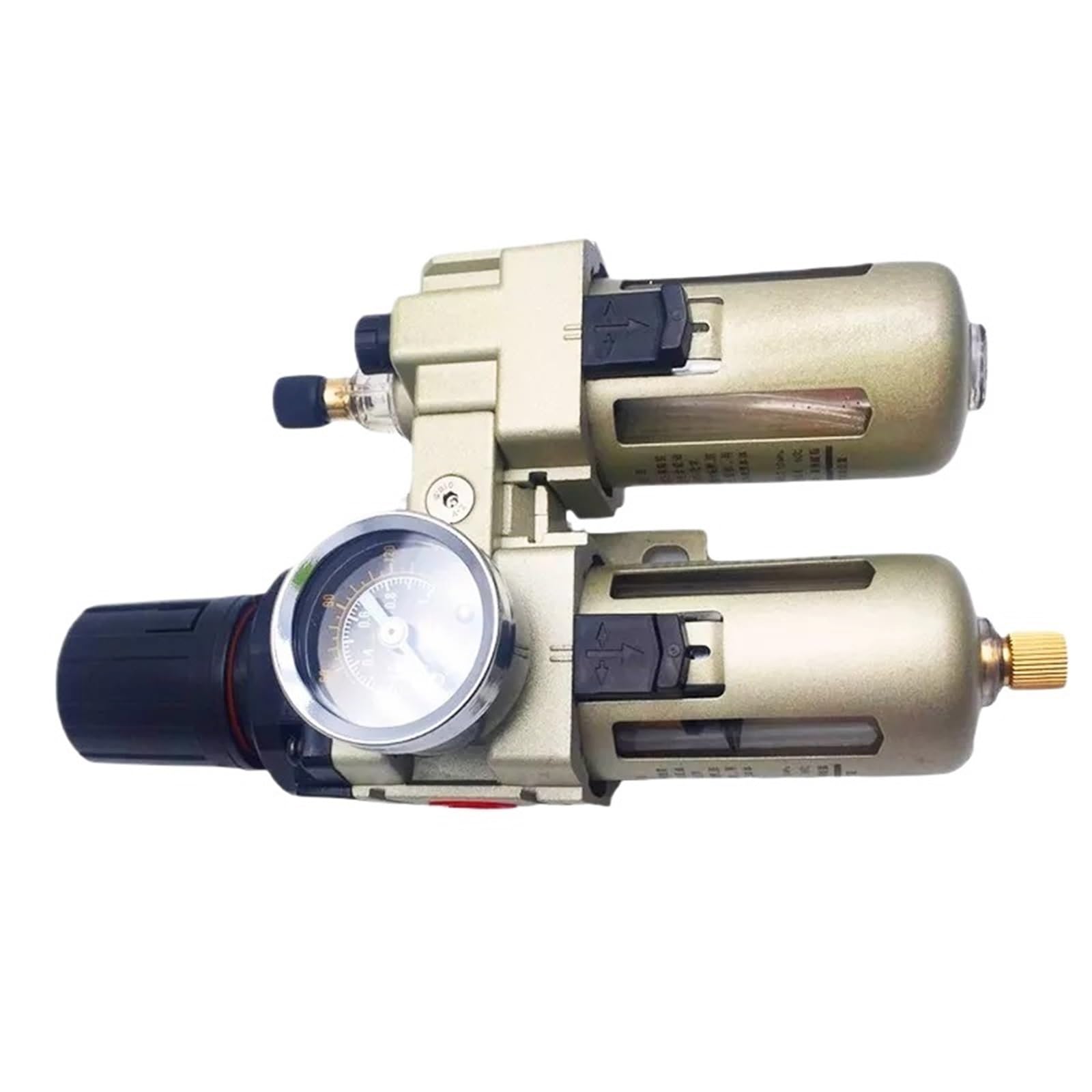 Filtr-regulator sprężarki powietrza, Zawór regulacyjny sprężarki powietrza Separator oleju i wody Filtry AC4010-04 G1/2 AC4010-06 G3/4(AC4010-06,Fiber core)