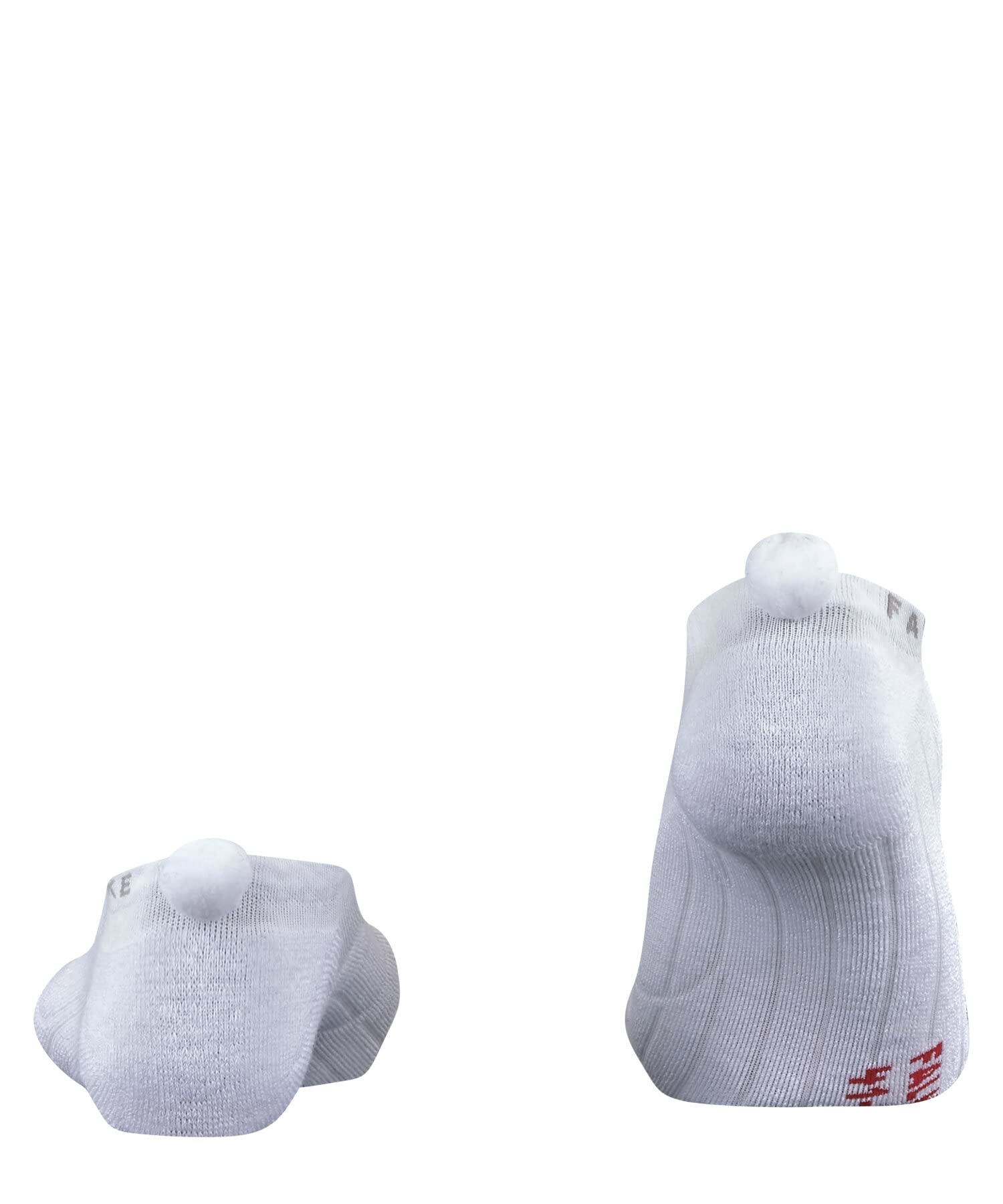 FALKE mujer GO2 Pompom calcetines de golf refuerzos medios con acolchado lateral estabilidad en el calzado de golf anti ampollas corte bajo secado rápido transpirable algodón hilo funcional 1 par | gran comodidad para terrenos de montaña ligeros