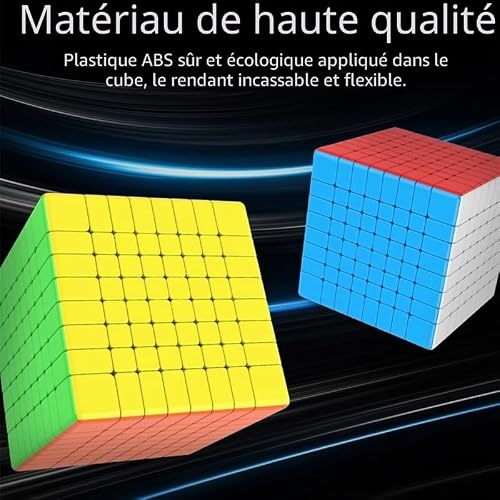 Bukefuno MoYu Meilong 8 x 8, cube magique, Speed Puzzle, Moyu MFJS 8 x 8, cube, sans autocollant, Meilong 8 x 8 x 8 cm, cube magique, jouet éducatif – vue 4
