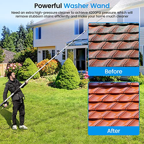 Adjustable 18 ft Spray Wand 4000 PSI
