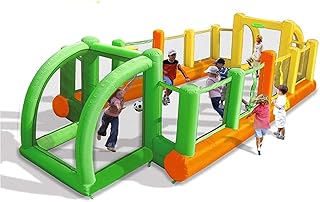 Decorsure Inflatable Bounce House with Blower, Inflatable Soccer Field Football Table Inflatable Football Court Inflated Sport Playground