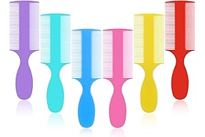 6 Pcs Kids Combs for Hair Girls, Double Sided Fine Teeth Comb,...