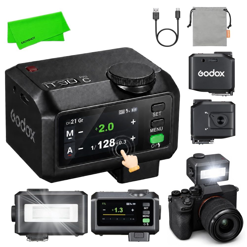 Amazon | Godox iT30Pro C TTLカメラストロボ、for Canon R3/R5/R5C