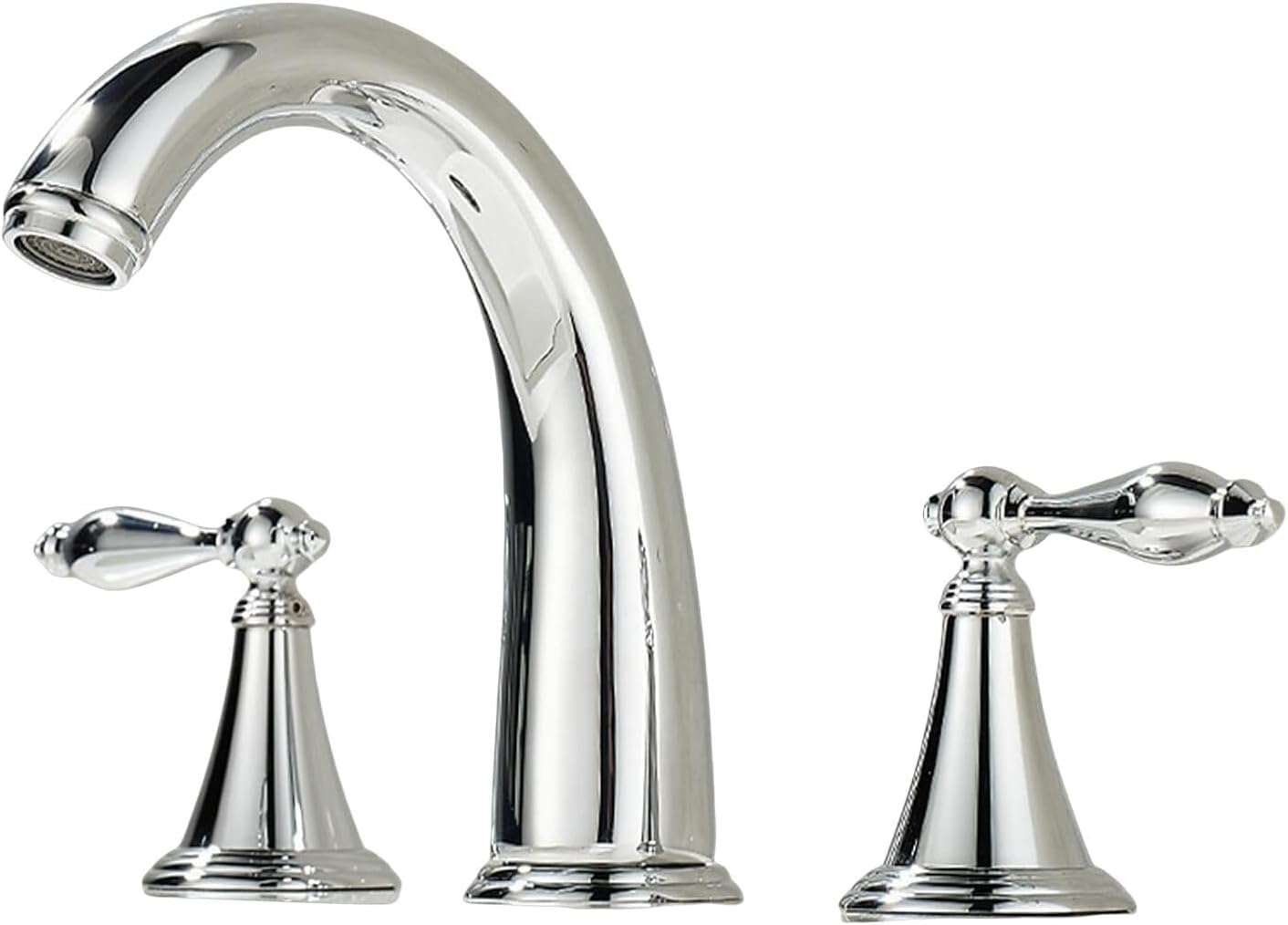 洗面 真鍮の浴室の洗面化粧台の 台蛇口 水栓 ヨーロピアンスタイル 混合栓レトロ 3穴の浴室のシンク混合栓 温水と冷水 2つのハンド