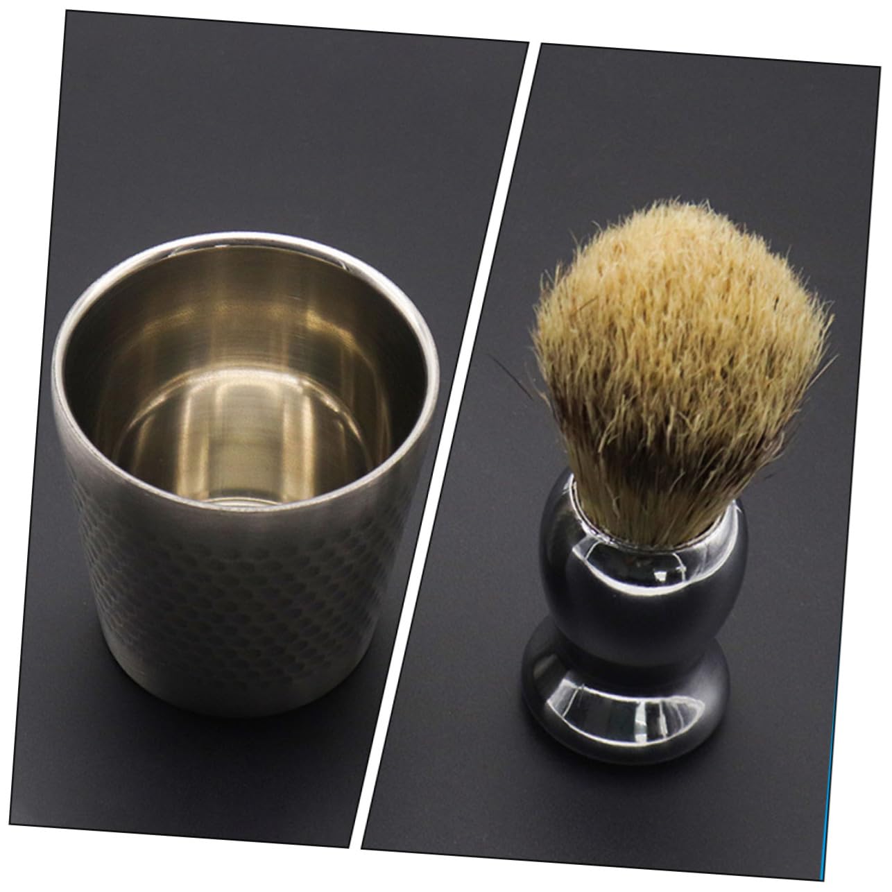 POPETPOP 2sätze Rasierpinsel Set Für Shaving Kit Mit Seifenschale Und Weichem Bürstenkopf Grooming Set Für Zuhause Und Für Bartpflege