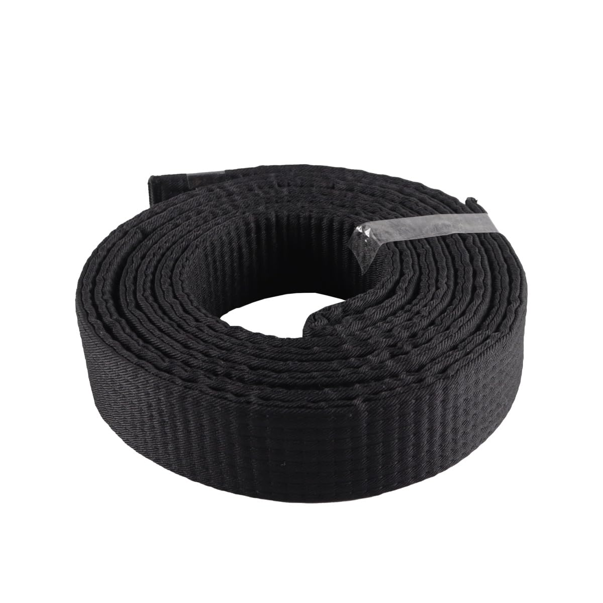 Cinturón de poliéster negro 280 cm para karate, judo, taekwondo adultos entrenamiento competición