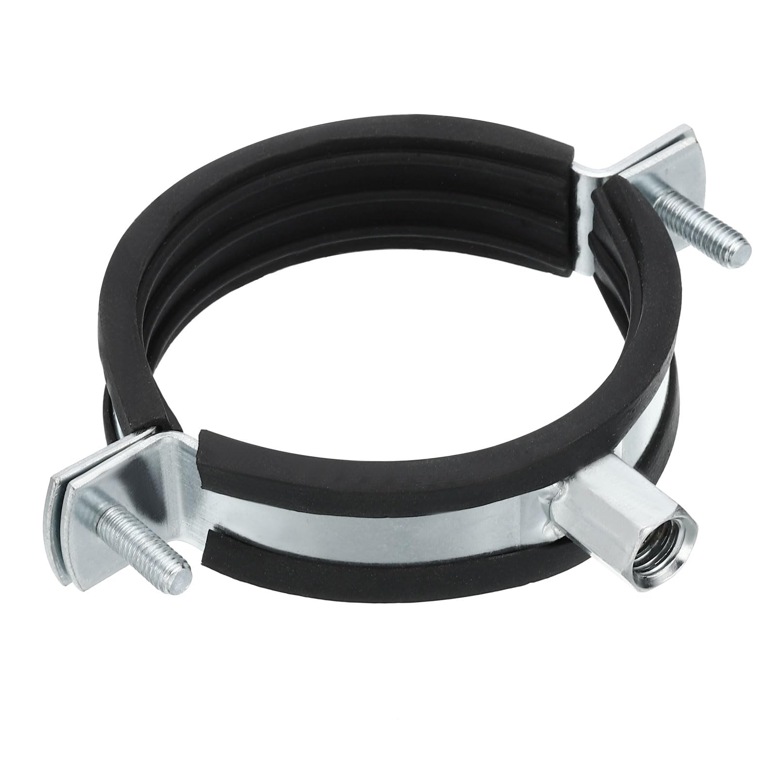 Support de tuyau à anneau fendu anti vibration ajustable en zinc pour plafond et CVC PATIKIL