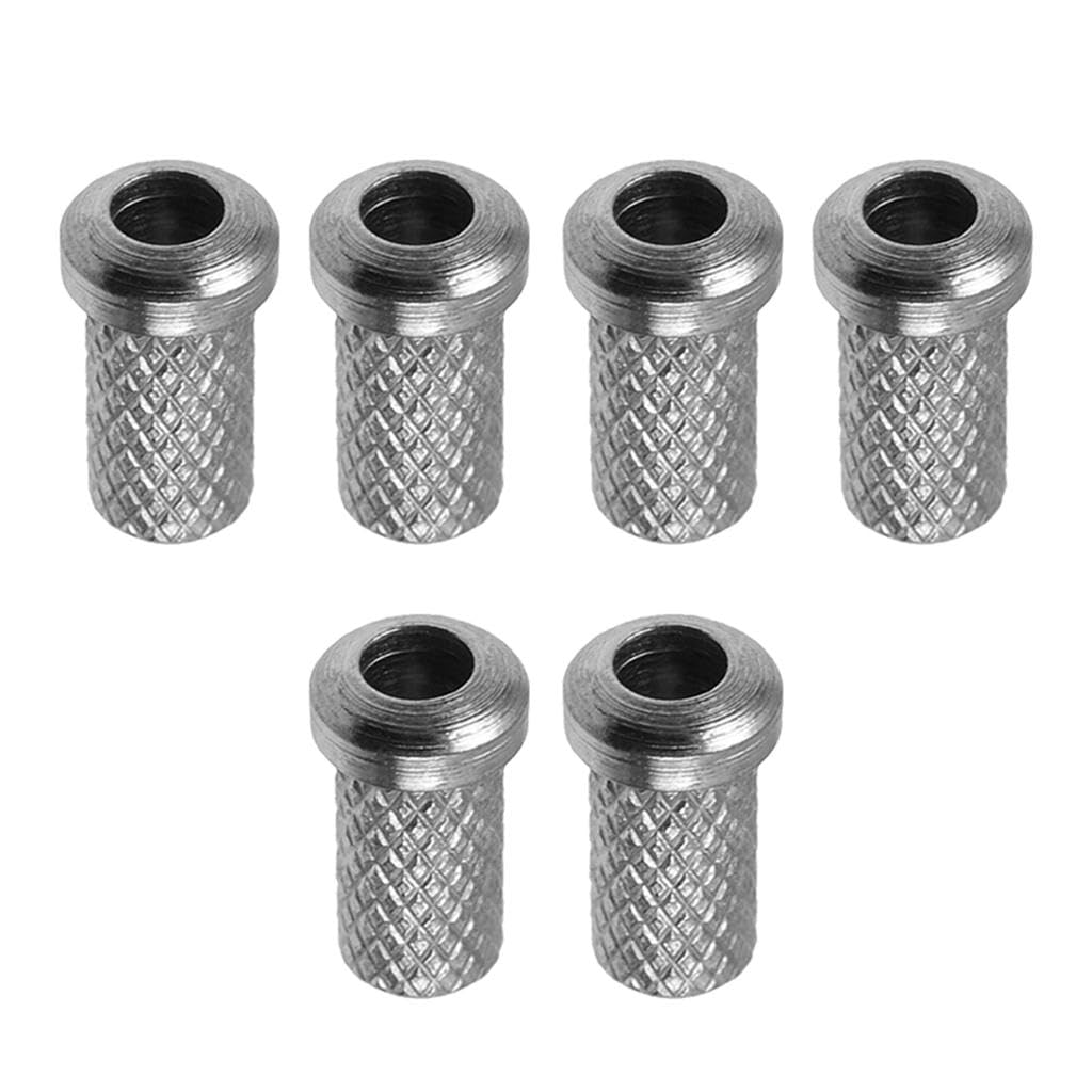 Supports de cordes de guitare finition chrome pièces de rechange premium - 8