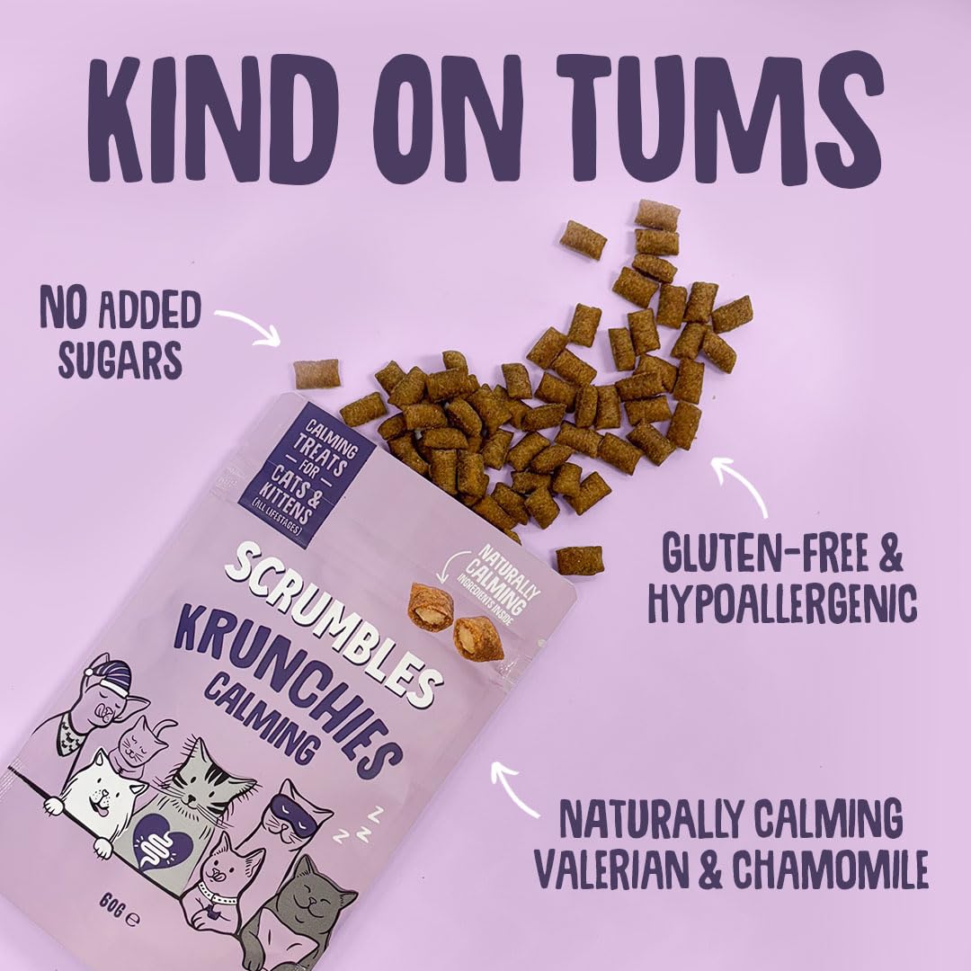 Scrumbles Calming Krunchies Cat Treats — view 3