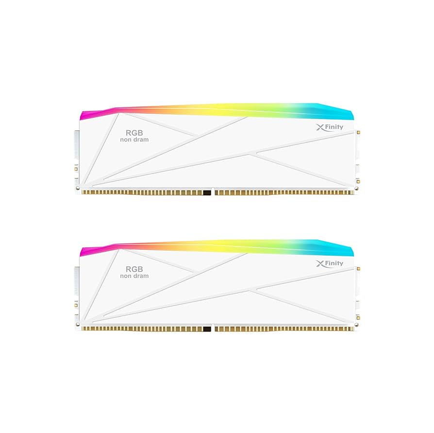 V-Color Manta XFinity RGB Series SCC 白 V-Color Manta XFinity RGB DDR5 32GB (16GBx2) 6000MHz CL36