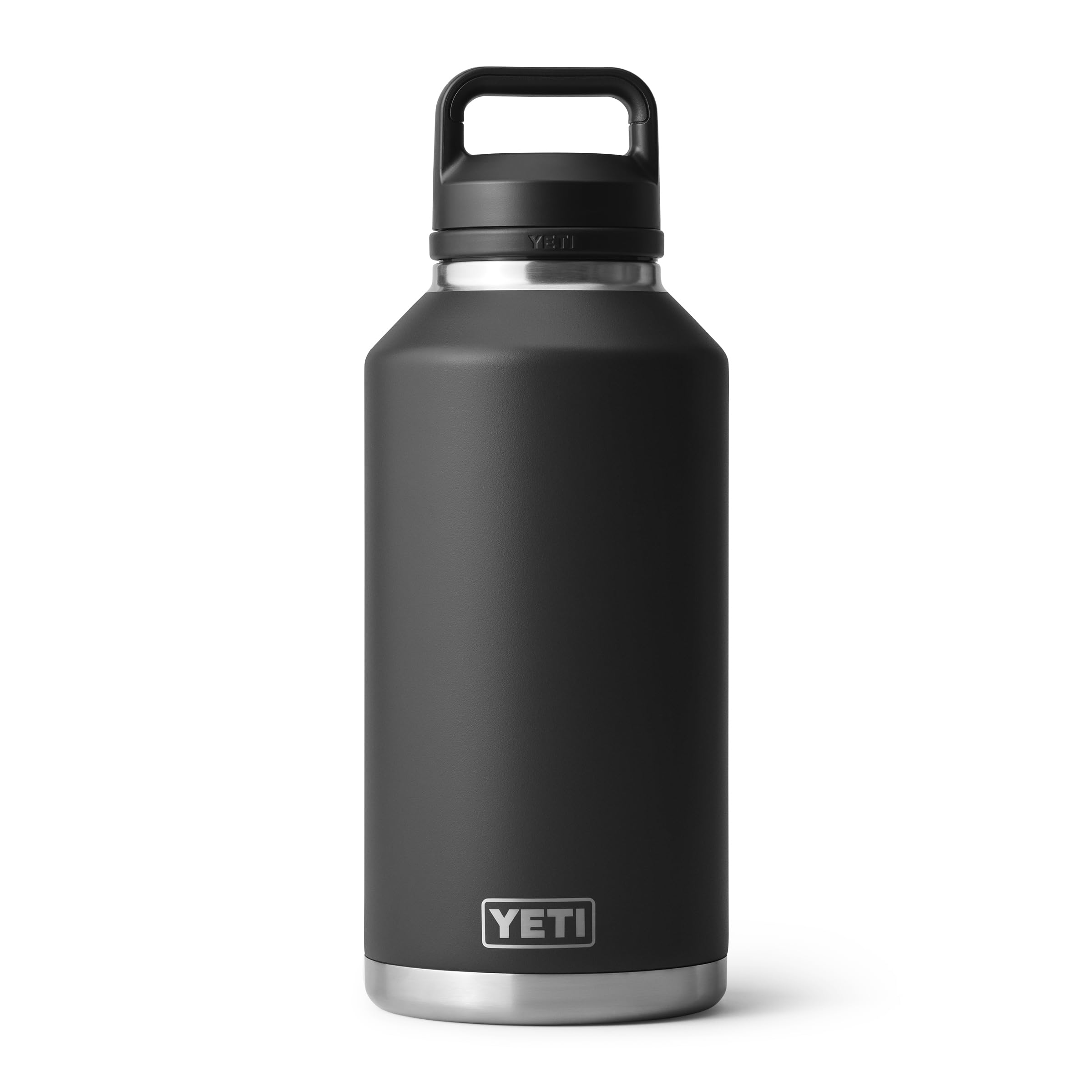 Rambler 64 oz Bottle, Vacuum Insulated, Leakproof, Stainless Steel with Chug Cap, Black