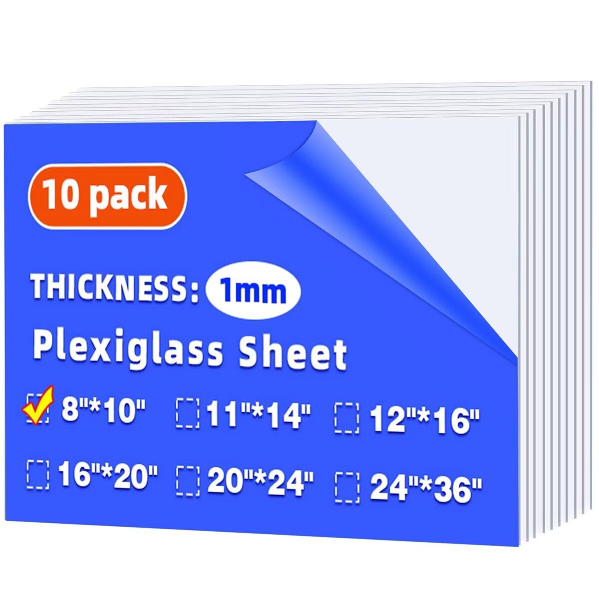 Clear Plexiglass Sheets - 24" x 36" (2 Pack) -28