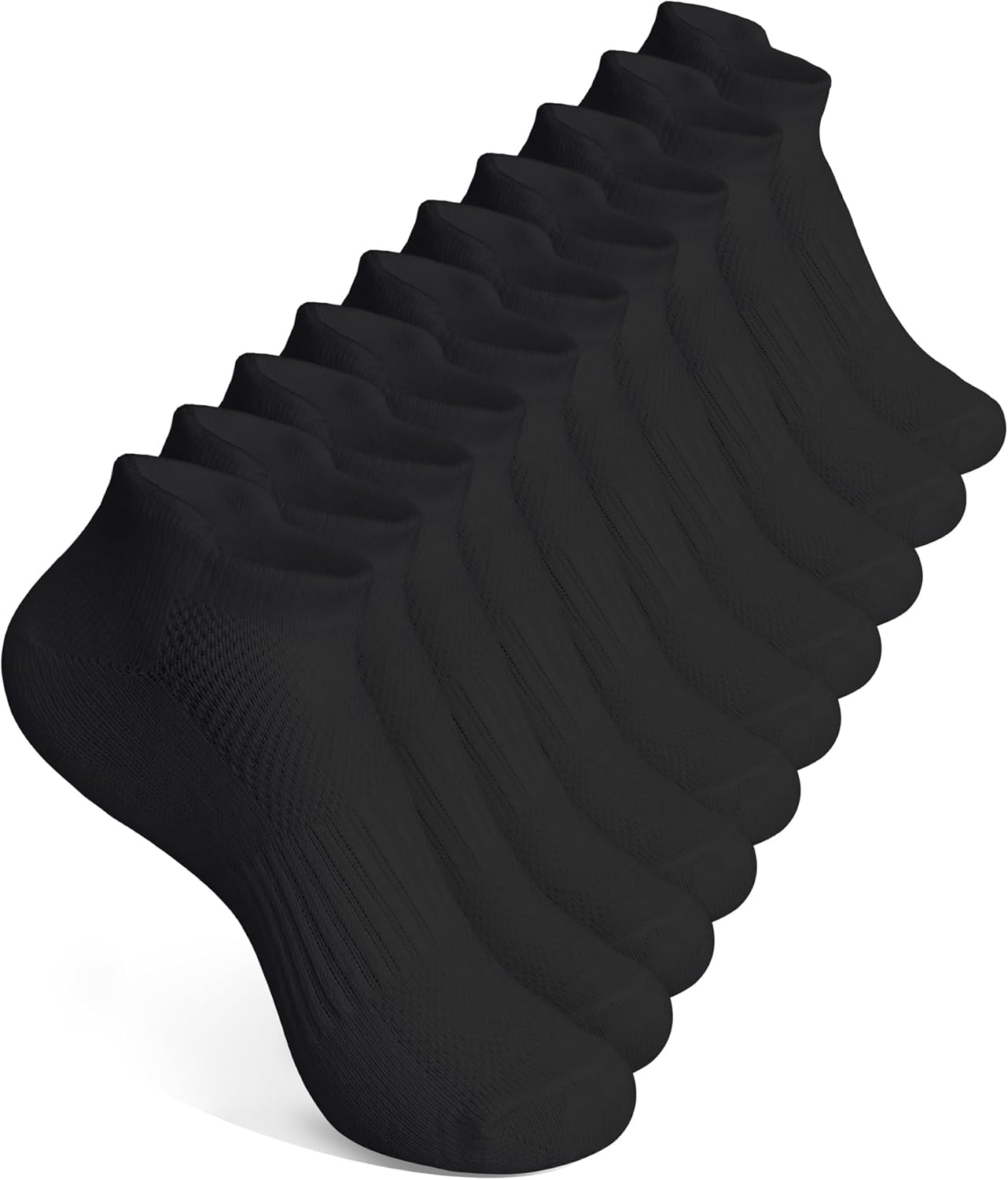 10 Pairs Kids Socks for Boys Girls Ankle Athletic Low Cut Socks Half Cushioned Crew...