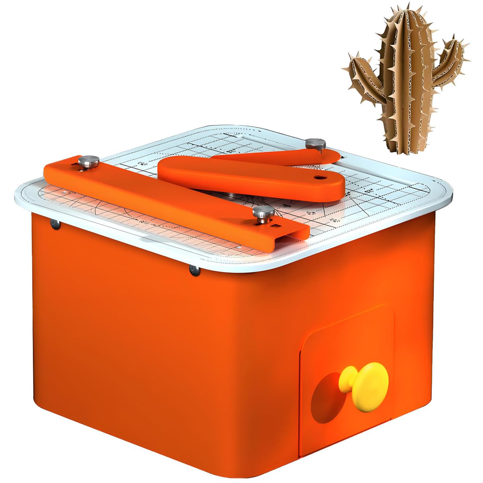 Taglierina Elettrica per Cartone 45W, Macchina da Taglio per Cartone 0-4mm con Lama di Sicurezza Chiusa - Strumento DIY per Modelli 3D, Carta, Pelle & Progetti Scolastici STEM