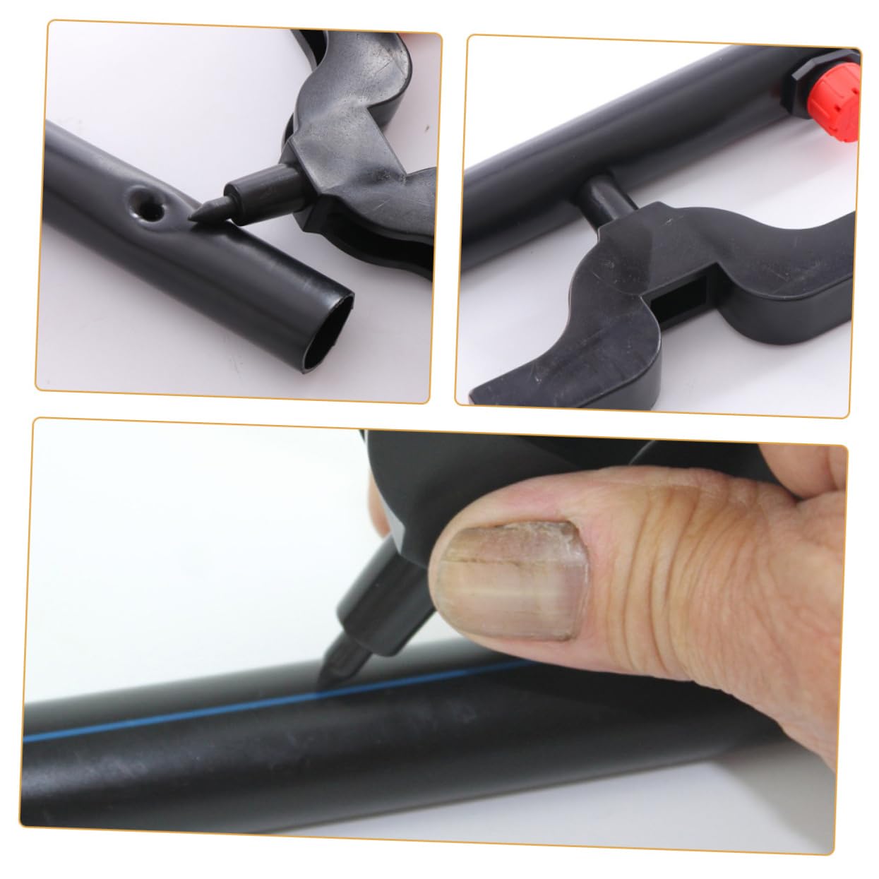 Didiseaon 5 Set Perforatore Per Irrigazione A Goccia Bobina Per Irrigazione Da Giardino Tubo Flessibile Per Irrigazione A Goccia Ugello Per Tubo Flessibile Da Giardino 8 pezzi * 5