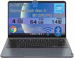 ほぼ新品 レノボ 14e Chromebook Gen3 4GB 64GB Amazon.co.jp: 【ほぼ 軽量ノートパソコン】 2023年販売機種