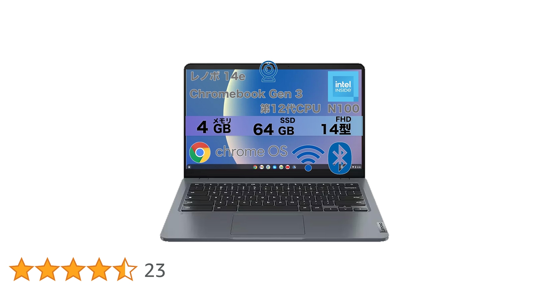 Amazon.co.jp: 【ほぼ 軽量ノートパソコン】 2023年販売機種 レノボ