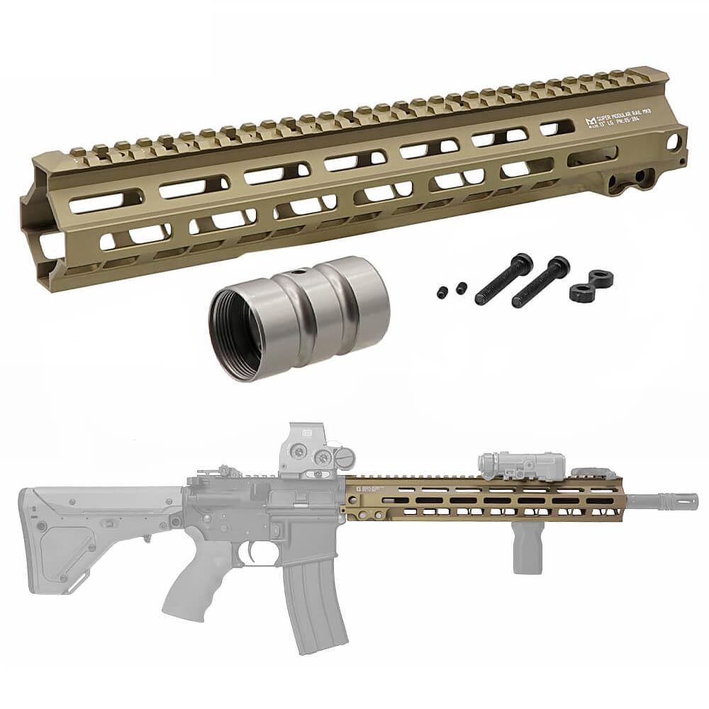 Amazon | 良品武品 M4 シリーズ対応 M-LOK ハンドガード 13インチ