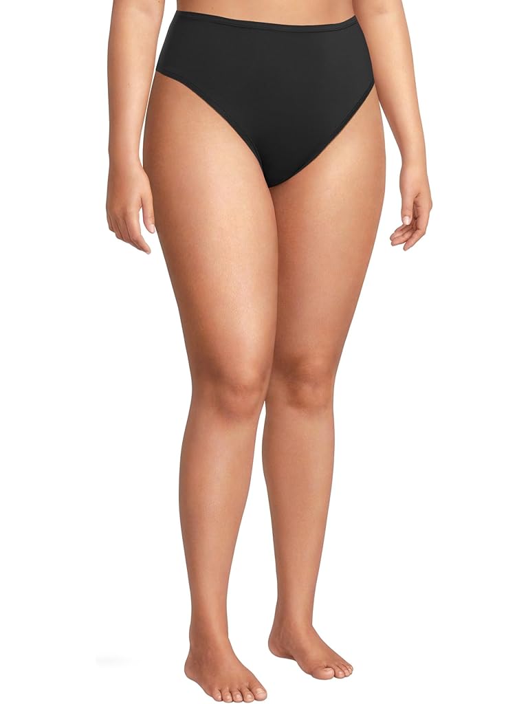 Black Hanky Panky Yourfit™ Plus Size High Rise Thong