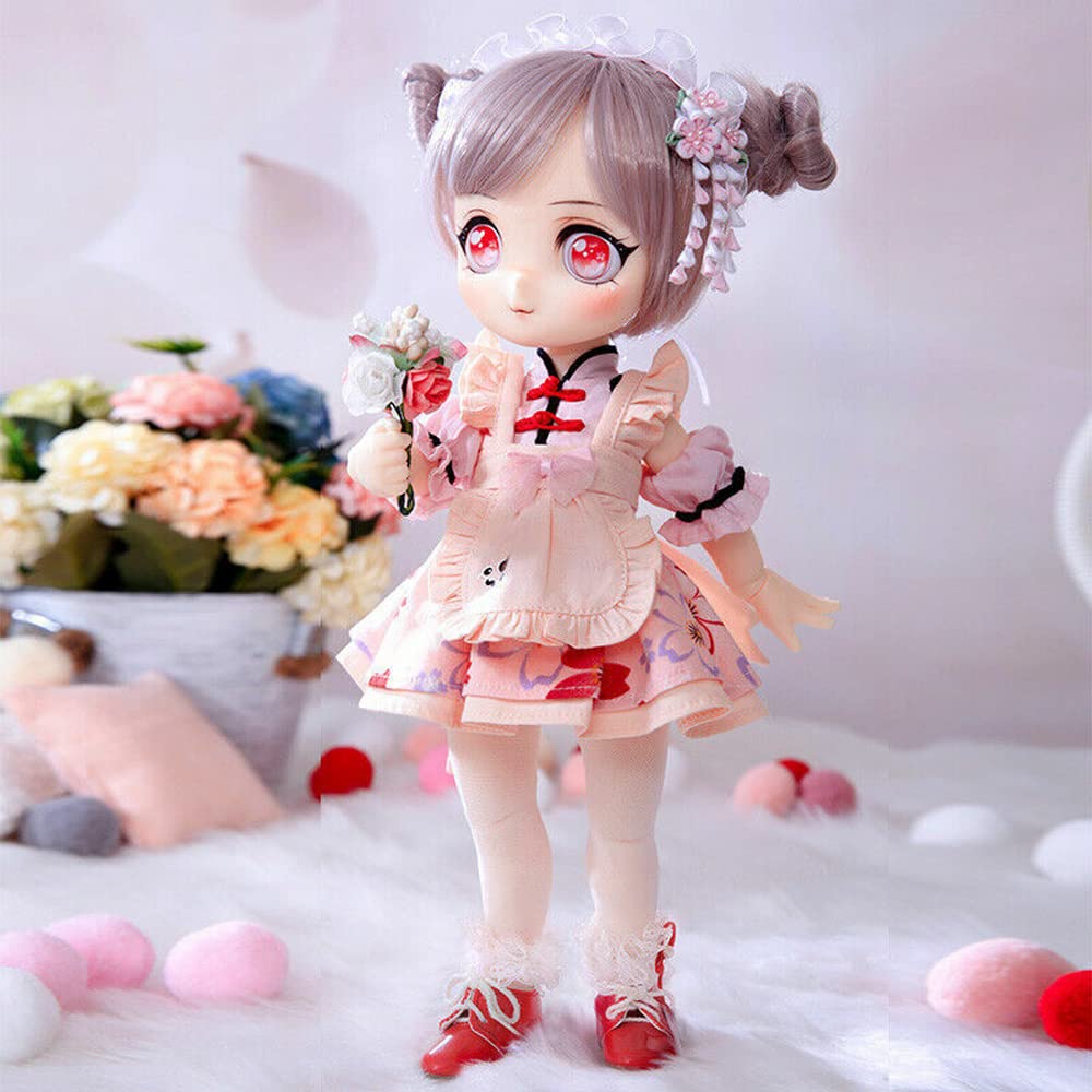 Amazon | KAKAA BJDドール フルセット 1/6 球体関節人形 29cm SD