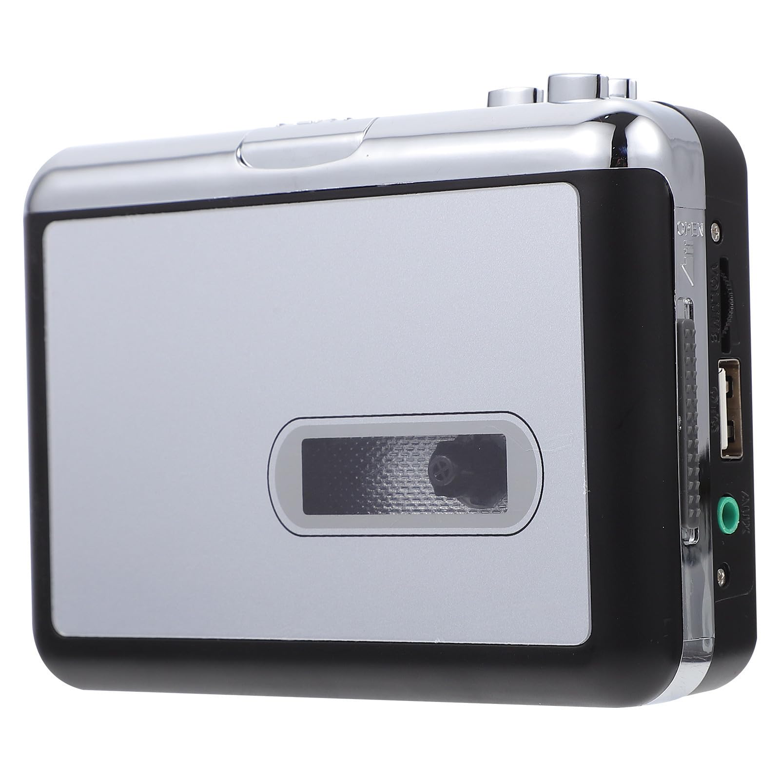 Convertitore Musicassette in Digitale Lettore Stereo Argento