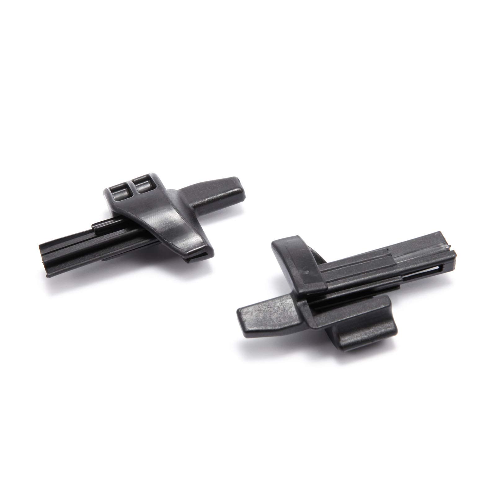 2 Clips De Retenue Pour Porte-Bagages Mercedes Classe A W169 / Classe B W245 - Noir ABS - Fixation Rapide