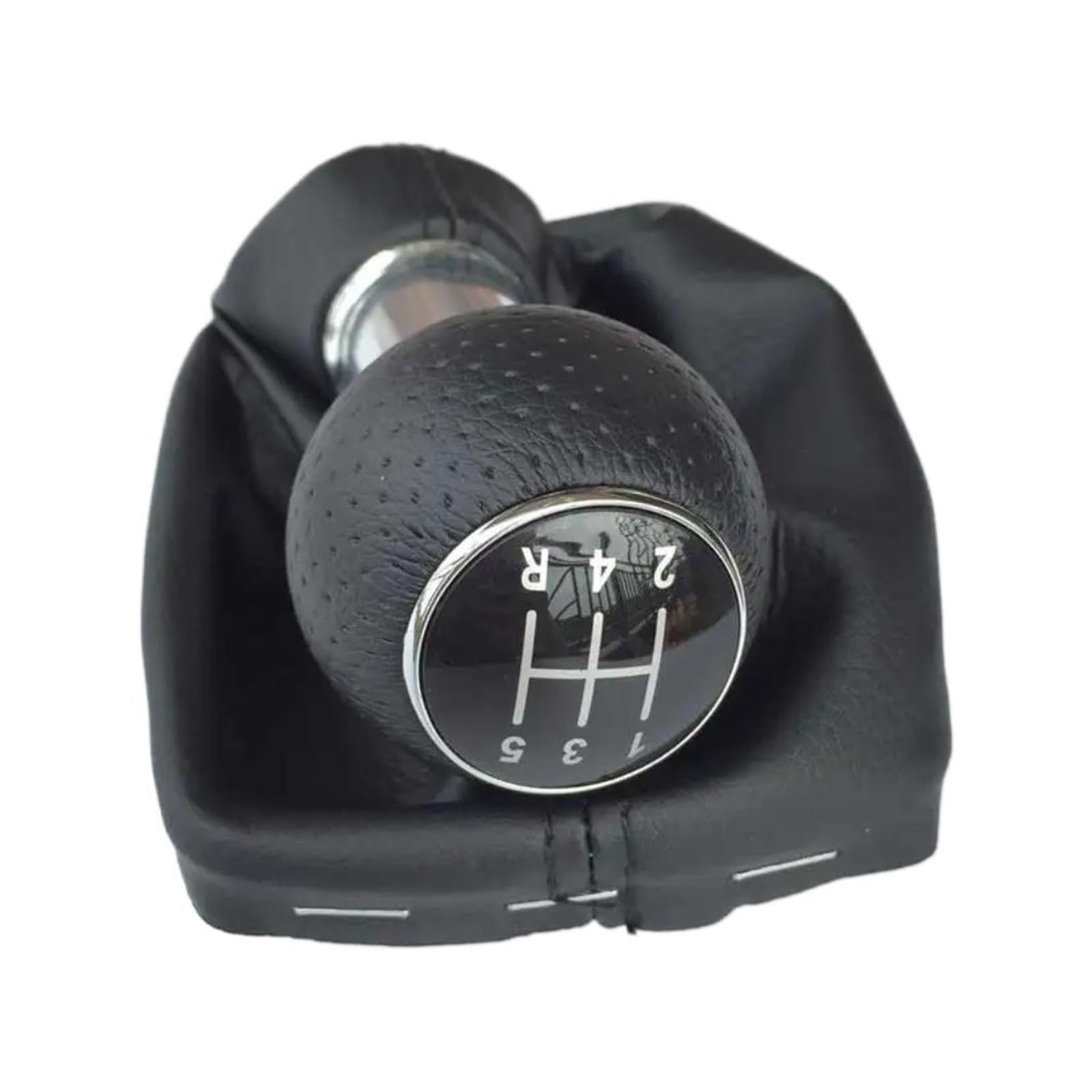 Jsyalmslw 23Mm 12345R Black Replacement Shift Knob For A3 S3 8L 1 6L 1996-2003 Red/Black