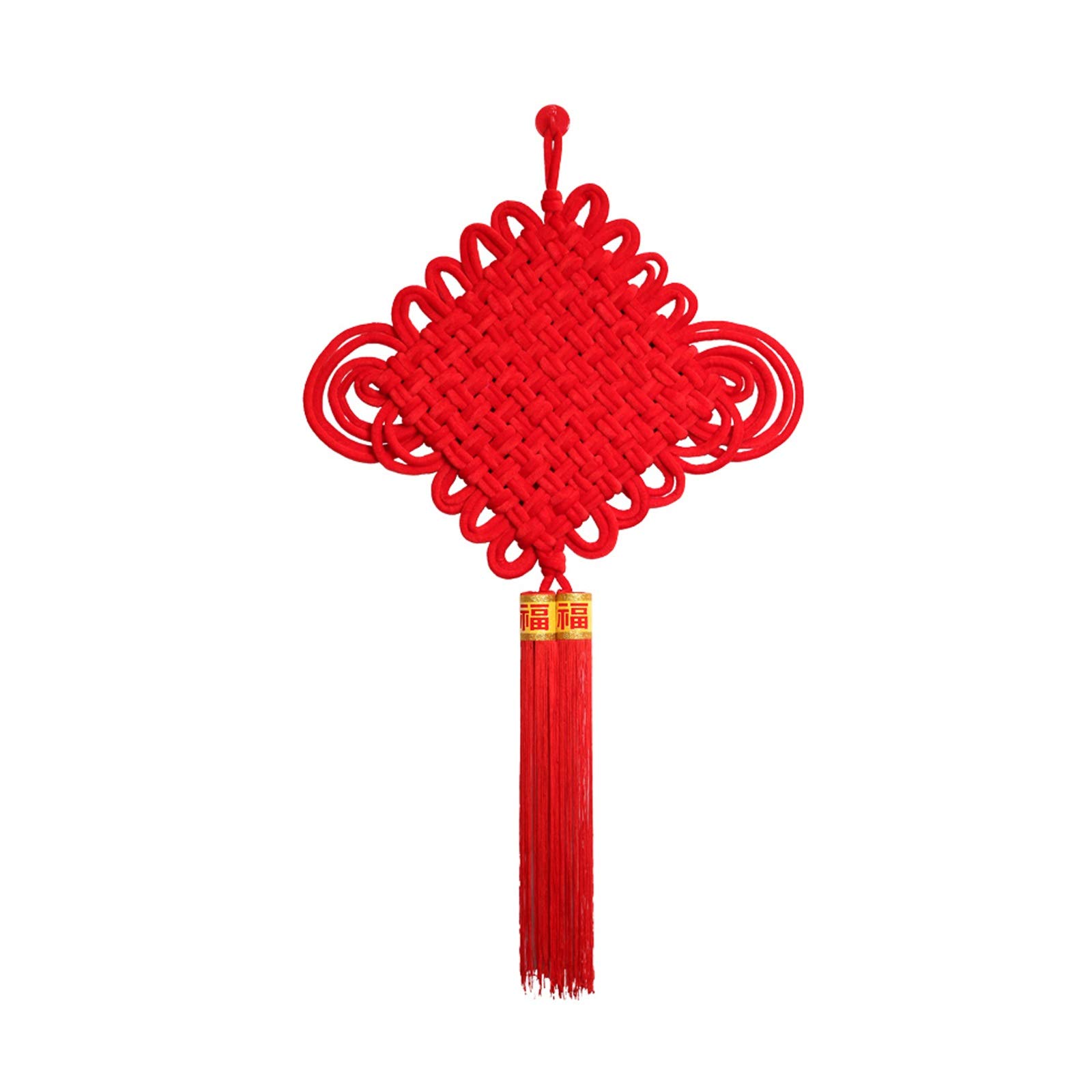 Chinese Knot New year chinese knot Chinese Knot Pendant Double Line Handicrafts Chinese Knot Living Room Background Wall Ornaments New House Festive Home Decoration Chinese Knot The Fortune Tassel