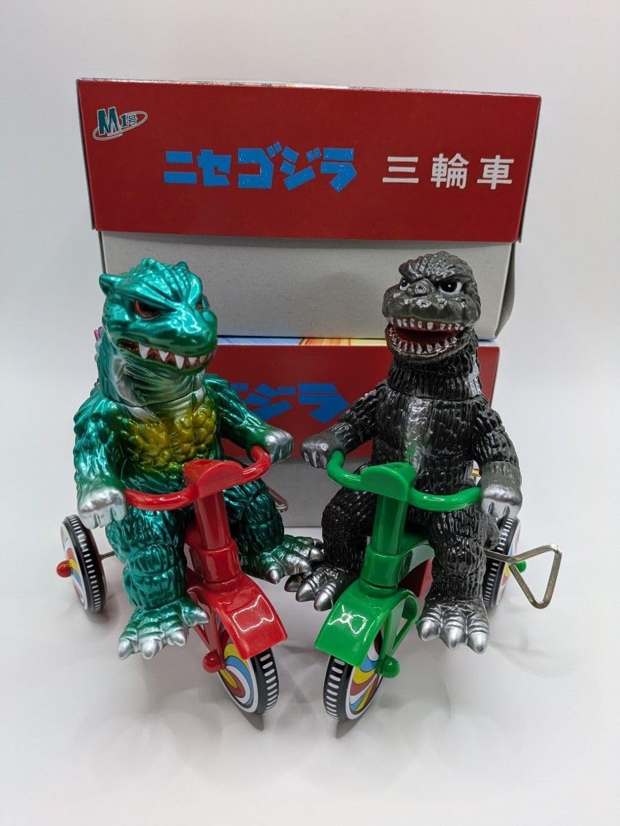 2005 M1号 ブルマァク ゴジラ 三輪車 箱付き 未使用品 ブリキ ゼンマイ 2005 M1号 ブルマァク ゴジラ 三輪車 箱付き 未使用品 ブリキ ゼンマイ