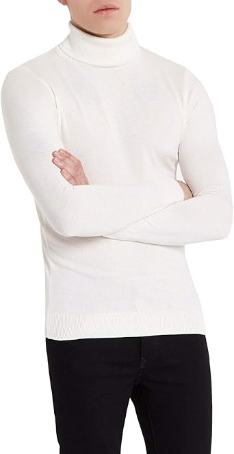 mens thermal roll neck tops