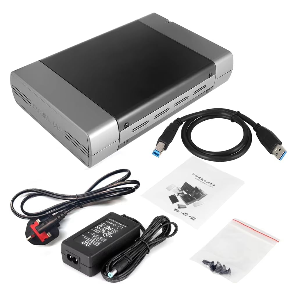 per Azionamento A Disco Rigido Esterno da 5,25 Pollici USB3.0 A Supporto HDD SSD Dvd 16 Speed ​​Box Case di Archiviazione Case di Archiviazione EU