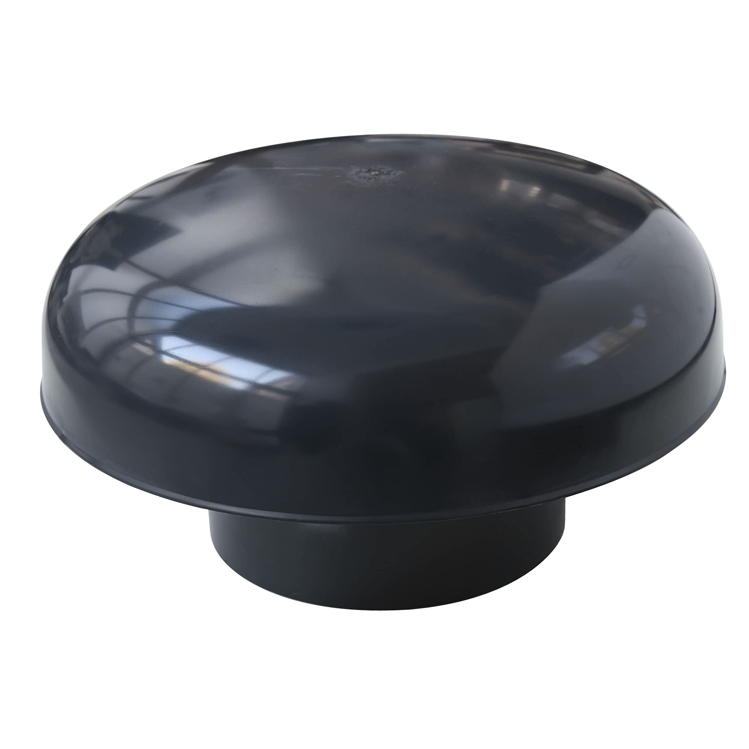Chapeau de ventilation tête exalateur First Plast CDVM160A ardoise et maille diamètre 160 mm