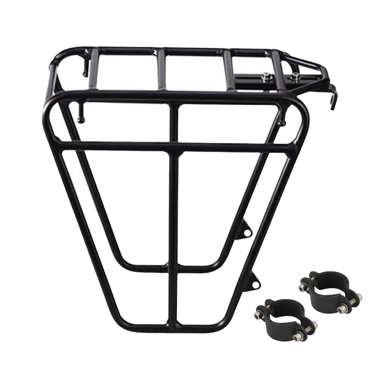 Portabici resistente, per bici da pendolari, rack per borse per biciclette | rack per biciclette versatili, robusti portapacchi per spostamenti quotidiani o viaggi a lunga distanza, 30 x 14 x