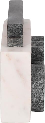 Miniatura 6 de Sagebrook Home Figura moderna Boombox – Decoración decorativa hecha a mano de piedra y mármol – Decoración contemporánea para el hogar y la oficina