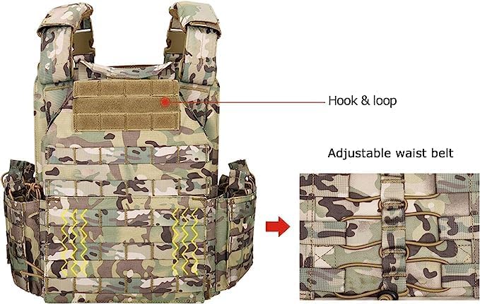 BOMTURN Upgrade Tactical Airsoft Outdoor Vest - Image 3