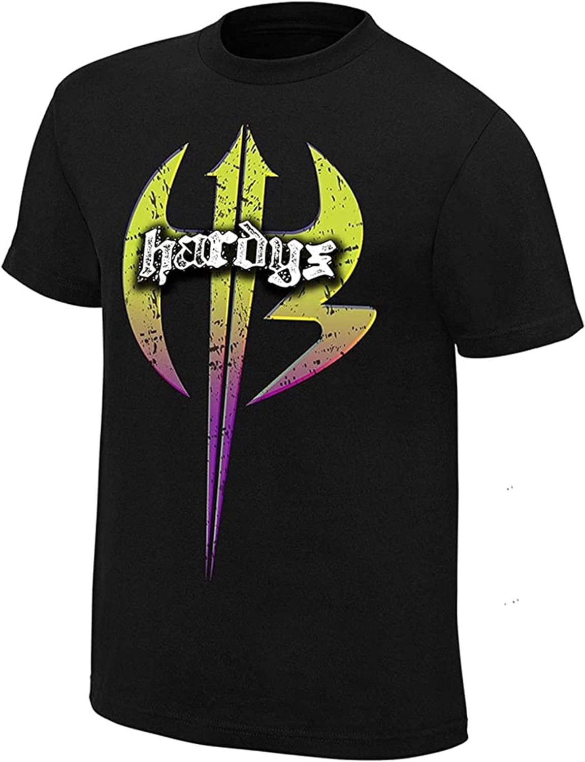 Bcxjwpykr Men's Black The Hardy Boyz Retro Short Sleeve T-Shirt