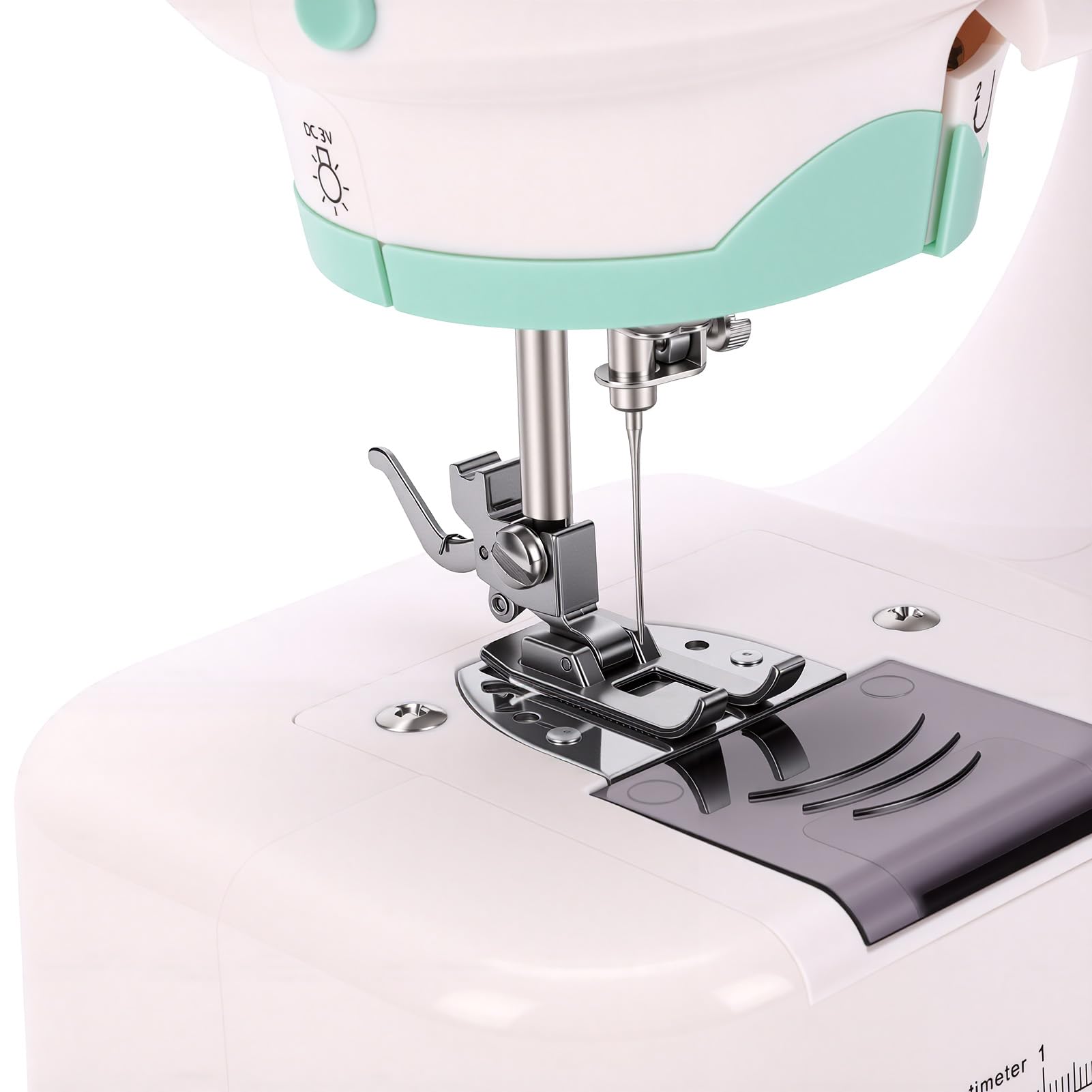 Weytoll Mini Máquina de Coser con 12 Patrones de Puntadas, Luz LED y