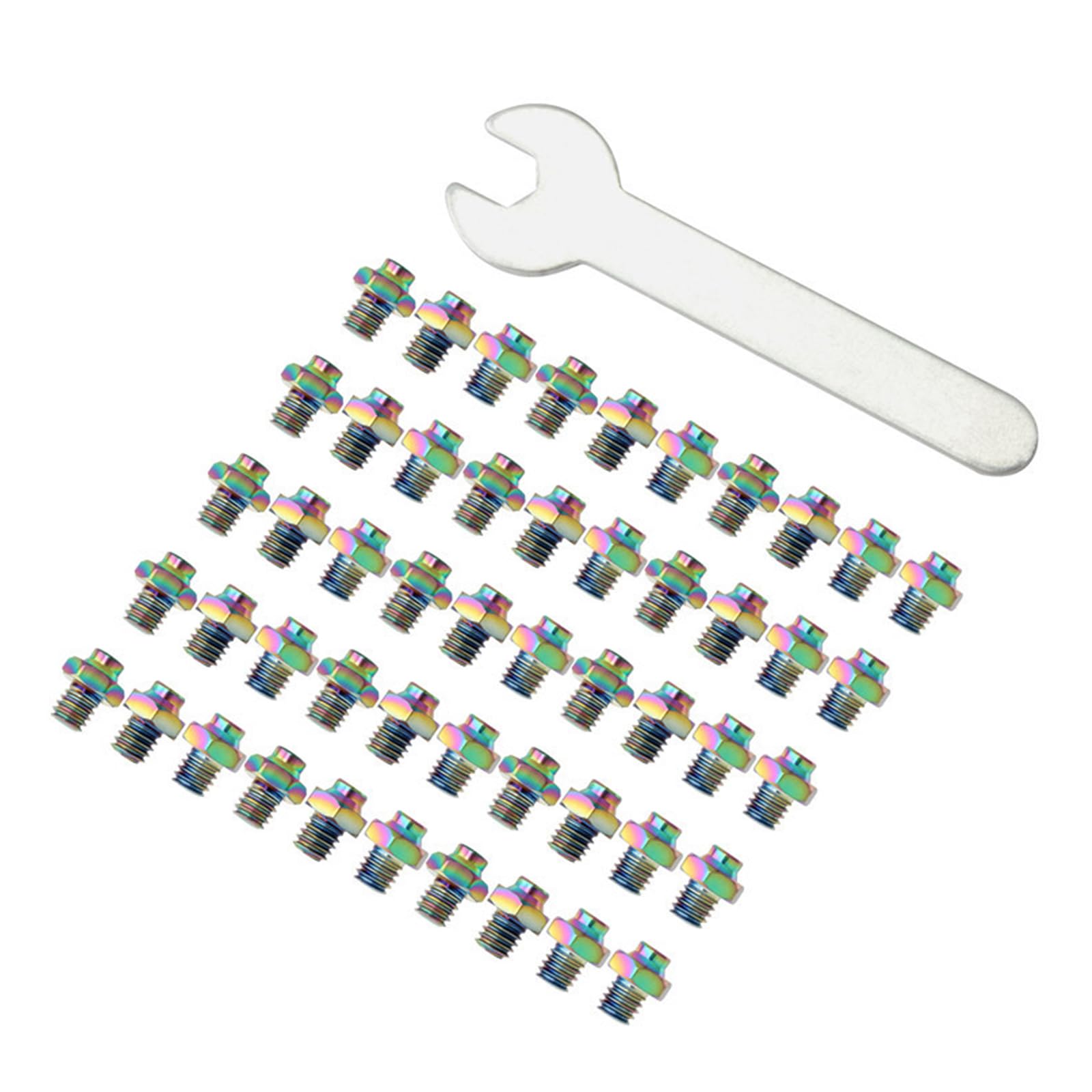 BWANGIAO Bicycles Pedals Grip Screws High Strengths Bike Pedals Spikes Nonslip Threading Bicycles Pedal Grip Pin for Cycling