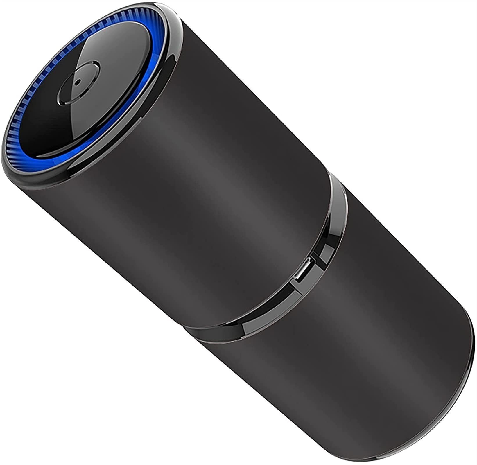 Purificateur d'air de voiture USB ioniseur portable noir pour habitacle et bureau