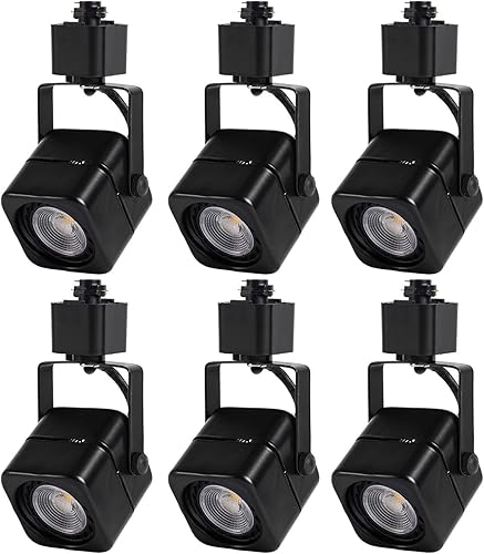 EAGLOD Cabezal de luz LED regulable de 10 W 3 cables de circuito único tipo H foco de techo para tareas de acento para iluminación artística de