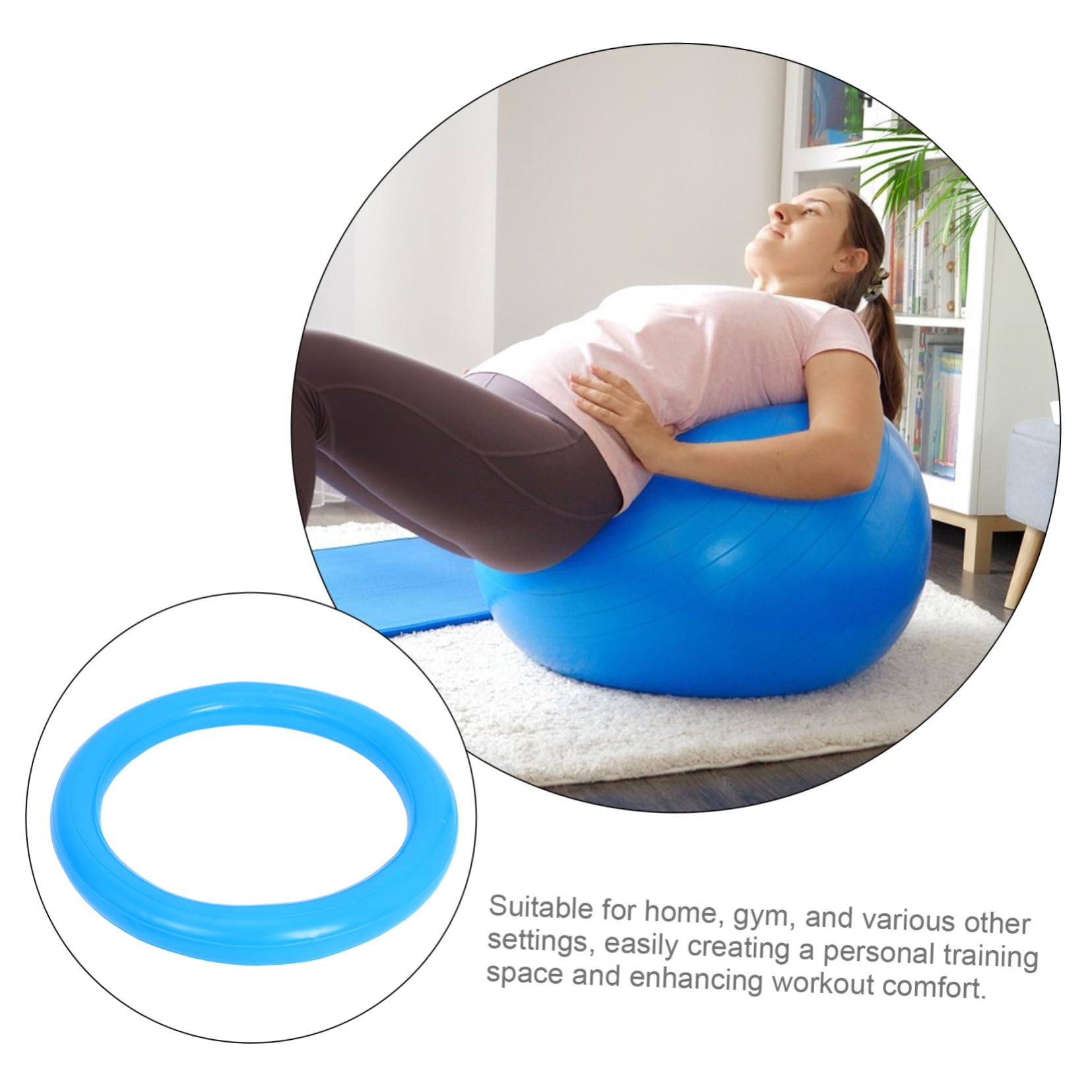 Gatuida Base Stabilizzatrice per Yoga PVC Antiscivolo per Esercizi Fitness e Ufficio Migliora Stabilità e Schiena