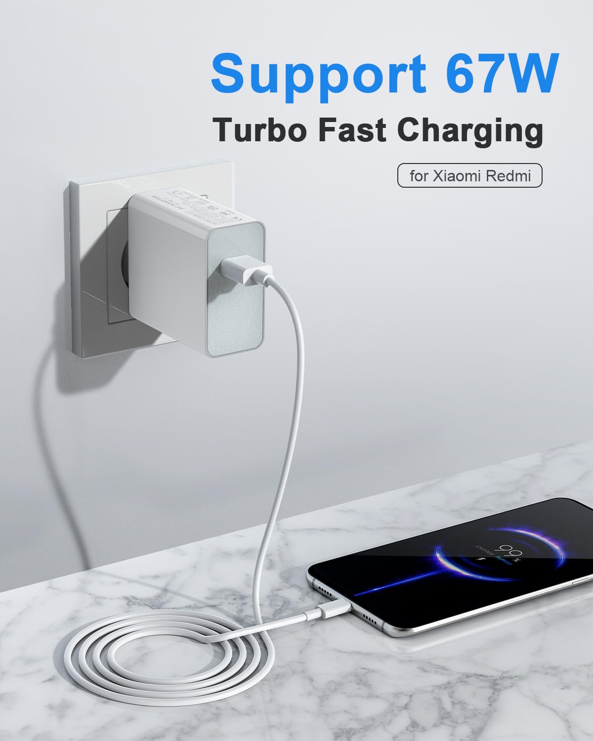 Cable Adaptador Carga InalÃ¡mbrica Xiaomi Cargador InalÃ¡mbrico