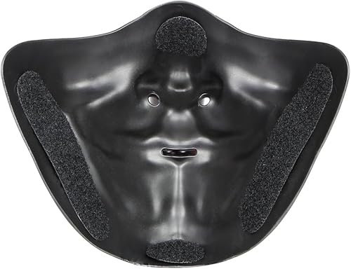 Miniatura 4 de CMAIR4U Airsoft Half Face Masks Halloween Costume Cosplay Evil Demon Kabuki Samurai Hannya Oni Mask