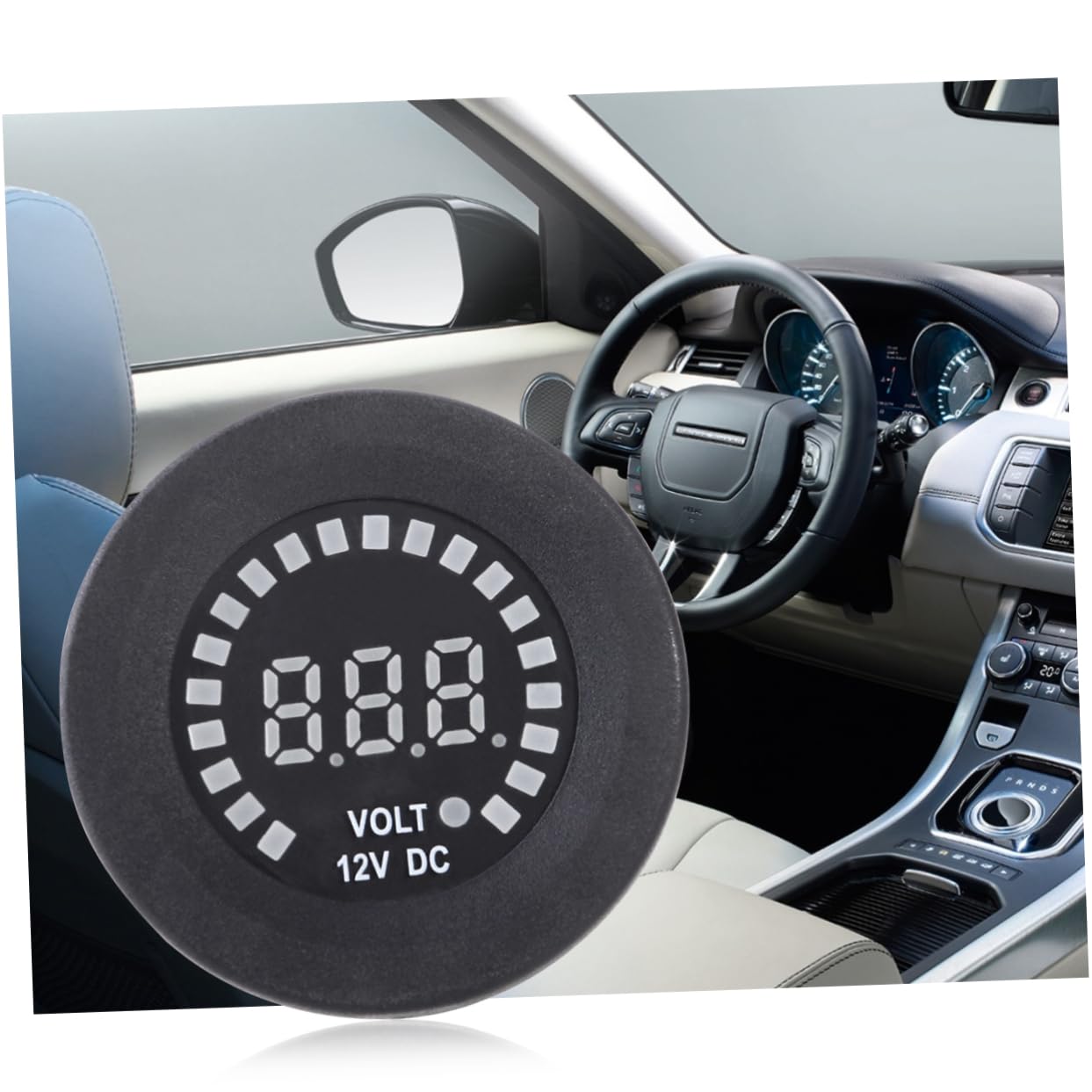 OUNONA 3 Piezas voltímetro para coche voltímetro digital del vehículo medidor de prueba de voltios del vehículo voltimetro digital 12v Mini de 12v