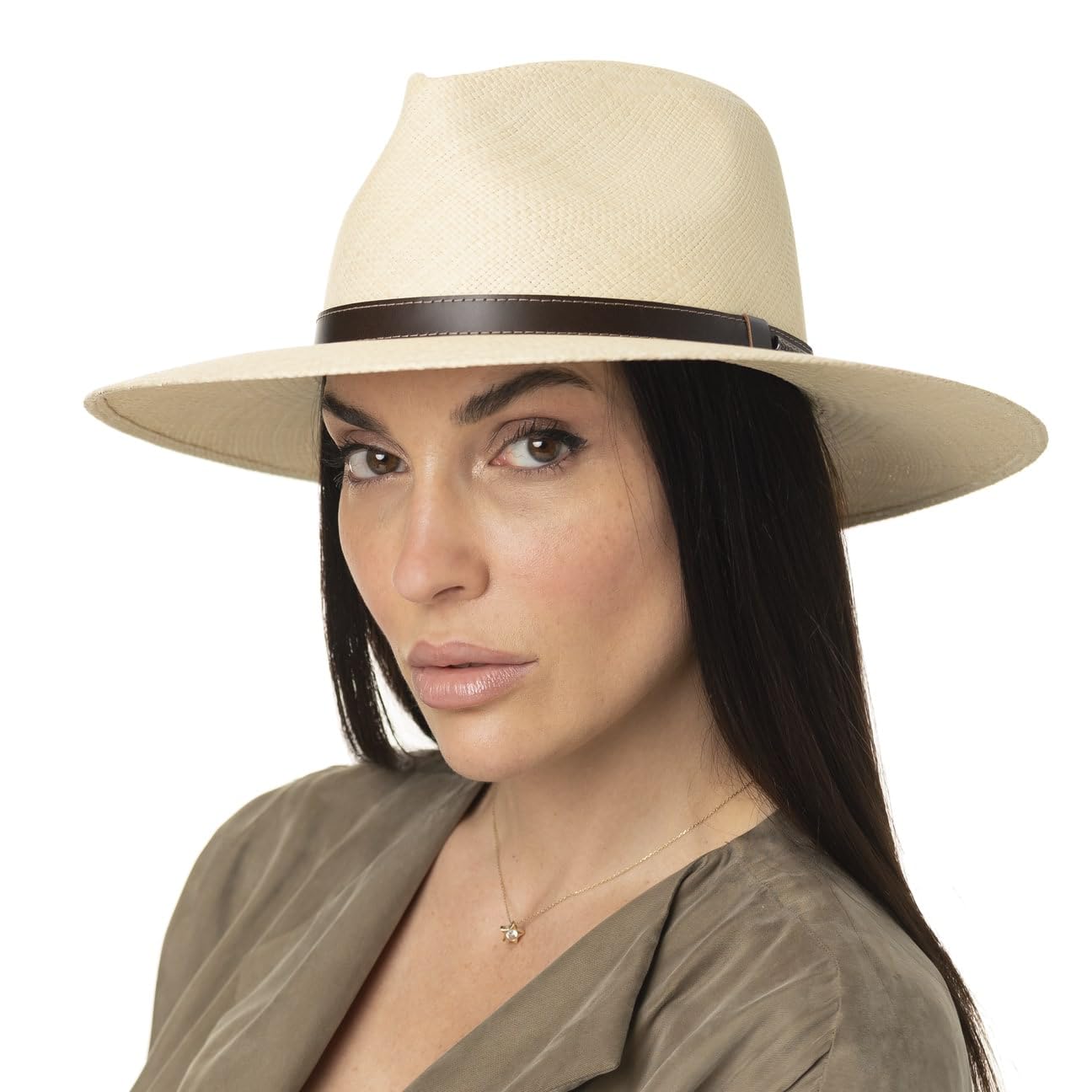 Stetson Chapeau Panama Uni Traveller Homme - Made in Ecuador de Plage D'Ete en Paille avec Bandeau Cuir Ete Printemps-ete