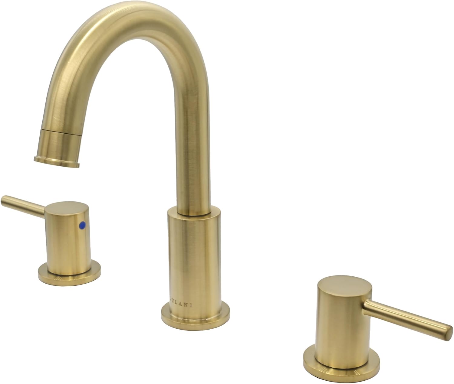 Lulani St. Lucia 2-Handle 8" Widespread Bathroom Faucet With Drain Assembly in Champagne Gold
